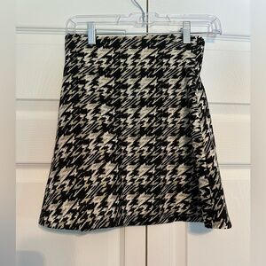 Aqua gold, black, cream skirt size S